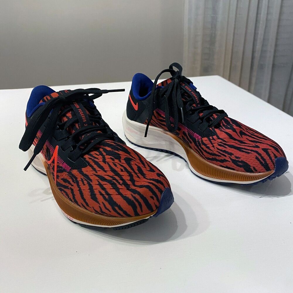 Nike Air Zoom Pegasus‎ 38 Tiger Stripes Women's Size 6 Running Shoes DQ7650-800